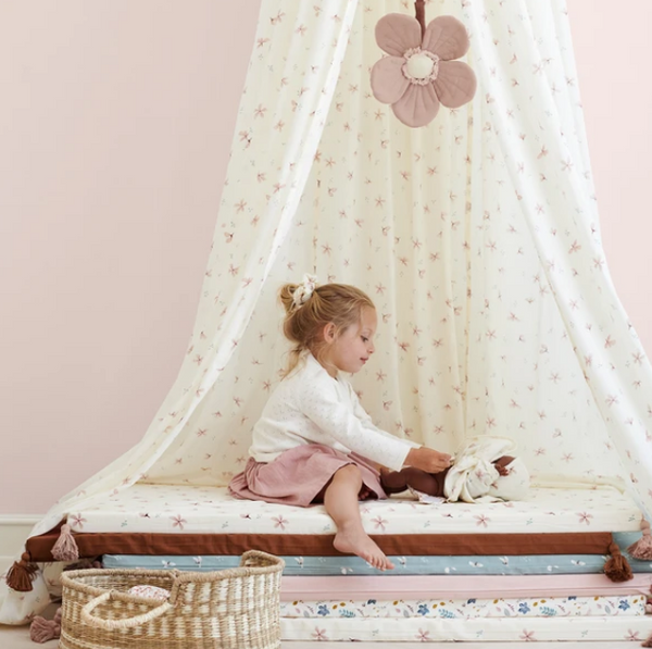 Cam Cam Copenhagen - Muziekmobiel Windflower - Dusty Rose, Muziekmobielen, Cam Cam Copenhagen, Keekabuu