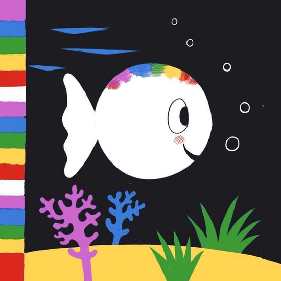 Clavis -Klein Wit Visje Knisperboekje, Babyboeken, Clavis, Keekabuu