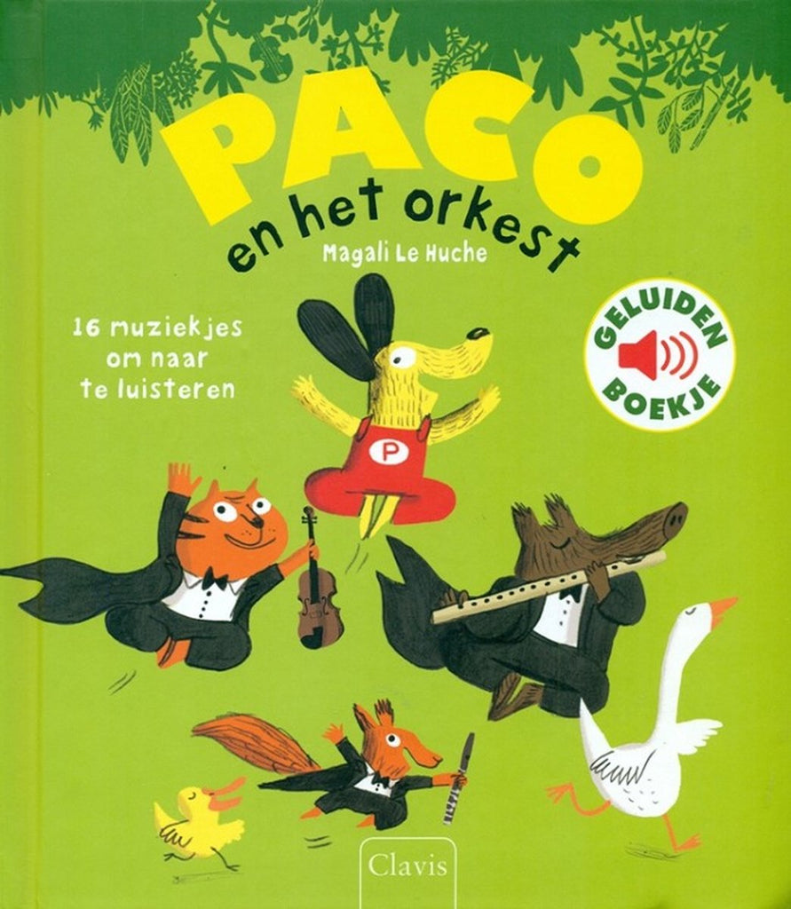 Clavis - Paco en het Orkest - Geluidenboekje, Peuterboeken, Clavis, Keekabuu