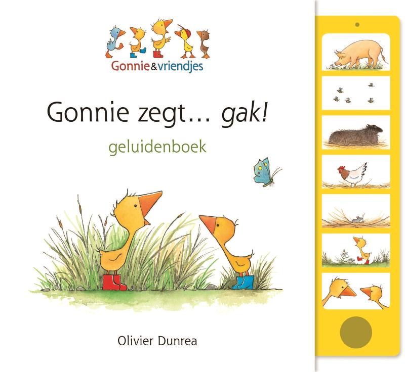 Gottmer Kinderboeken - Gonnie zegt… gak!  Geluidenboek, Peuterboeken, Gottmer, Keekabuu