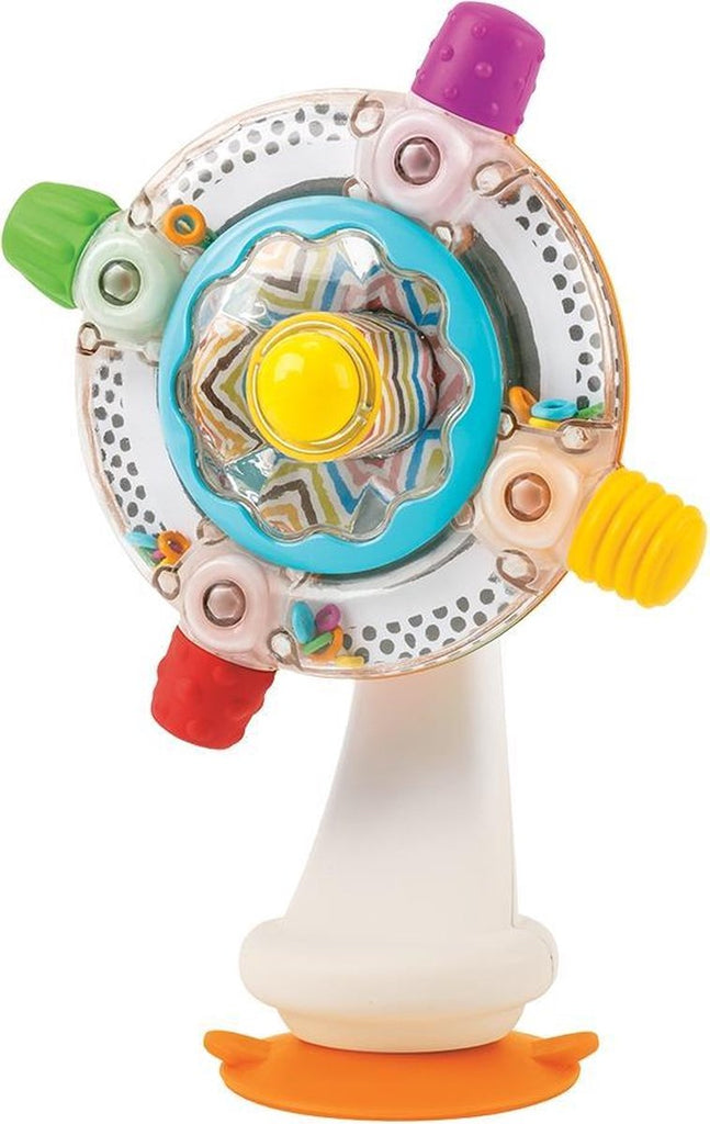 Infantino - Sensory Spinning Wheel - Kinderstoel Speelgoed, Activiteitsspeelgoed voor baby's, Infantino, Keekabuu