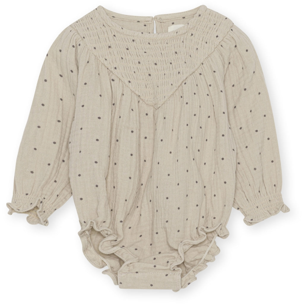 Konges Sløjd - Coco Smock Romper met Print, Rompertjes, Konges Slojd, Keekabuu