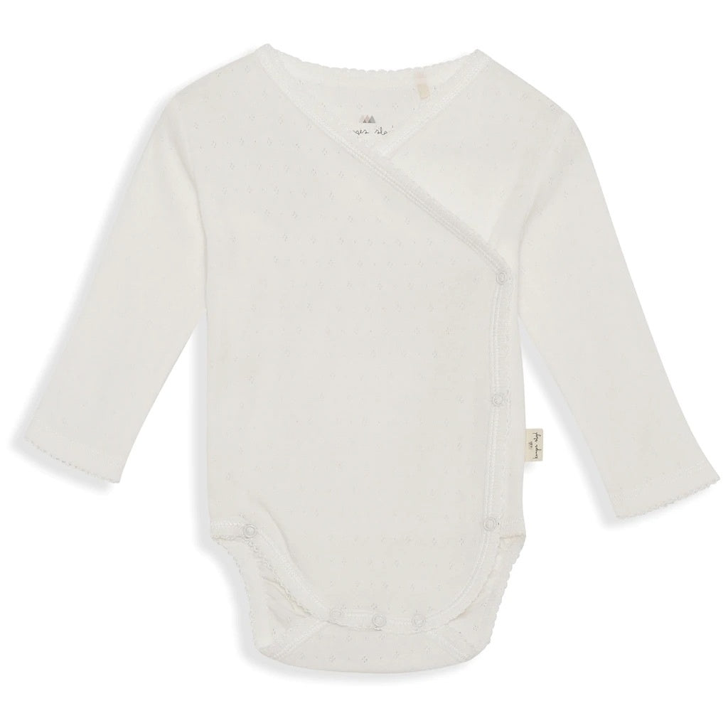 Konges Sløjd -  Minnie Newborn Body | Clear White, Rompers, Konges Slojd, Keekabuu