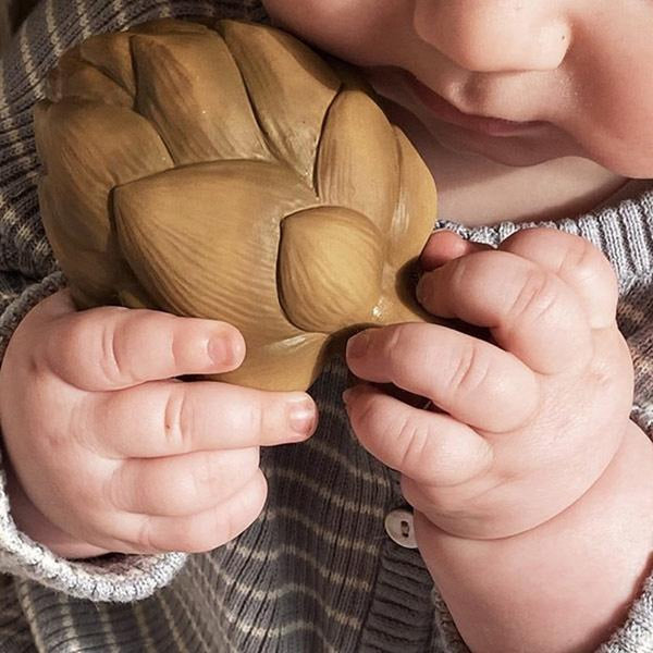 Konges Sløjd - Bijtspeeltje Groente - Artichoke, Bijtringen, Konges Slojd, Keekabuu