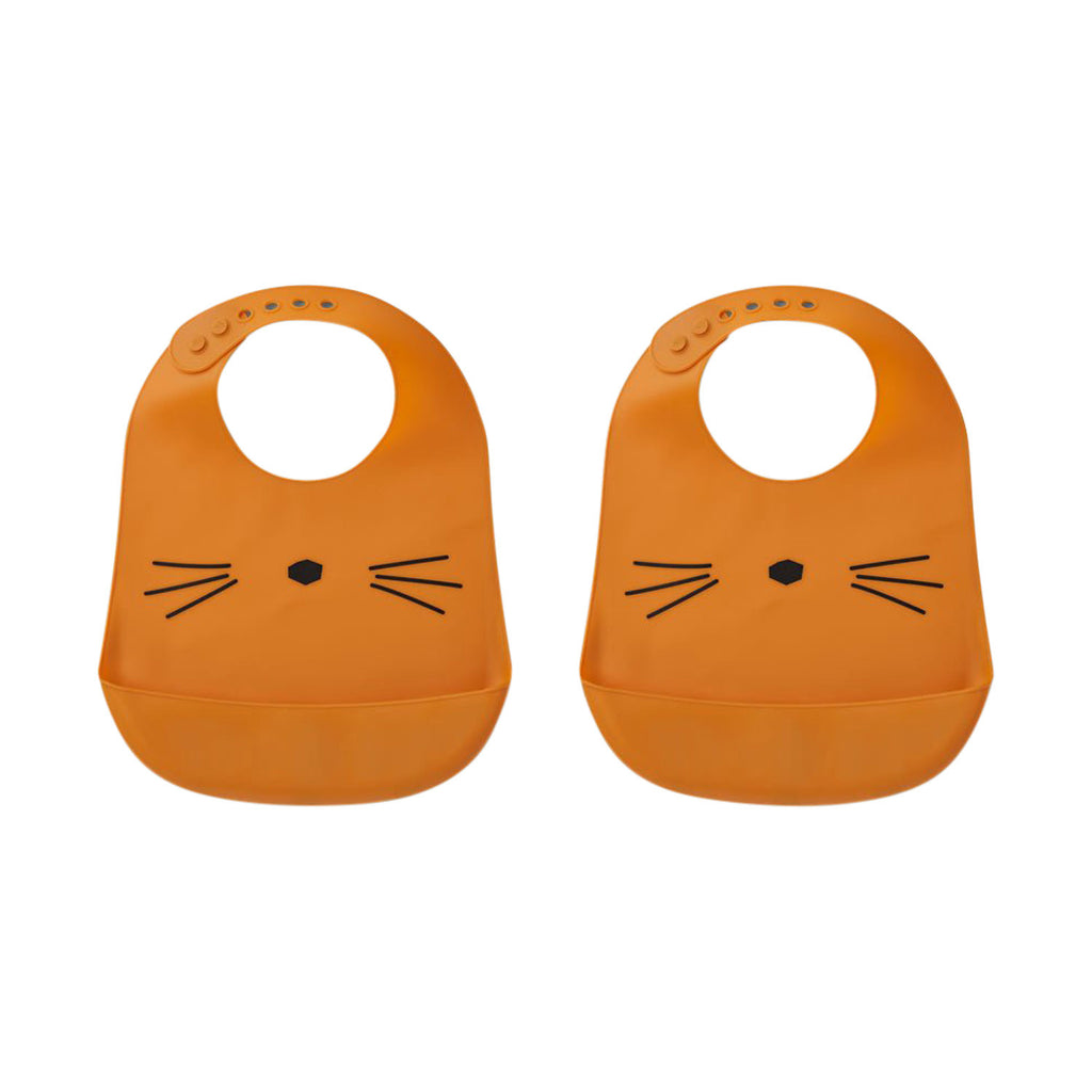 Liewood - Tilda Silicone Slabbetje (set van 2), Slabbetjes, Liewood, Keekabuu