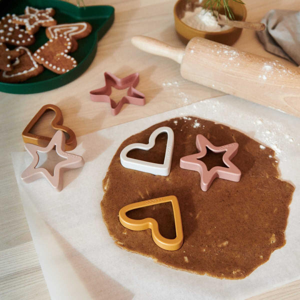 Liewood - Uitsteekvorm set van 6 - Holiday/Rose Multi Mix, bakset, Liewood, Keekabuu