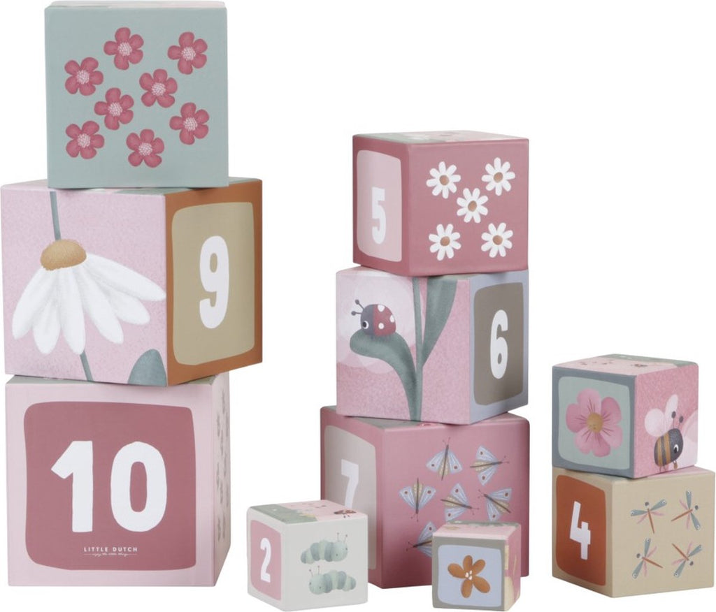 Little Dutch  - Stapeltoren Karton FSC, Karton Blokken, Little Dutch, Keekabuu