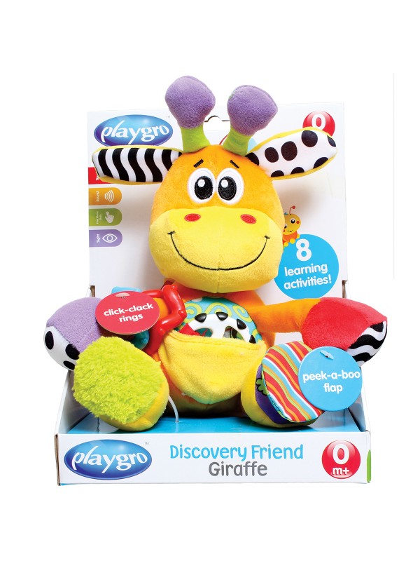 Playgro - Discovery Friend Giraffe, Activiteiten speelgoed, Playgro, Keekabuu