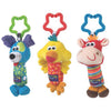 Playgro -  3 Rinkelende Kinderwagenspeeltjes, Kinderwagen speelgoed, Playgro, Keekabuu