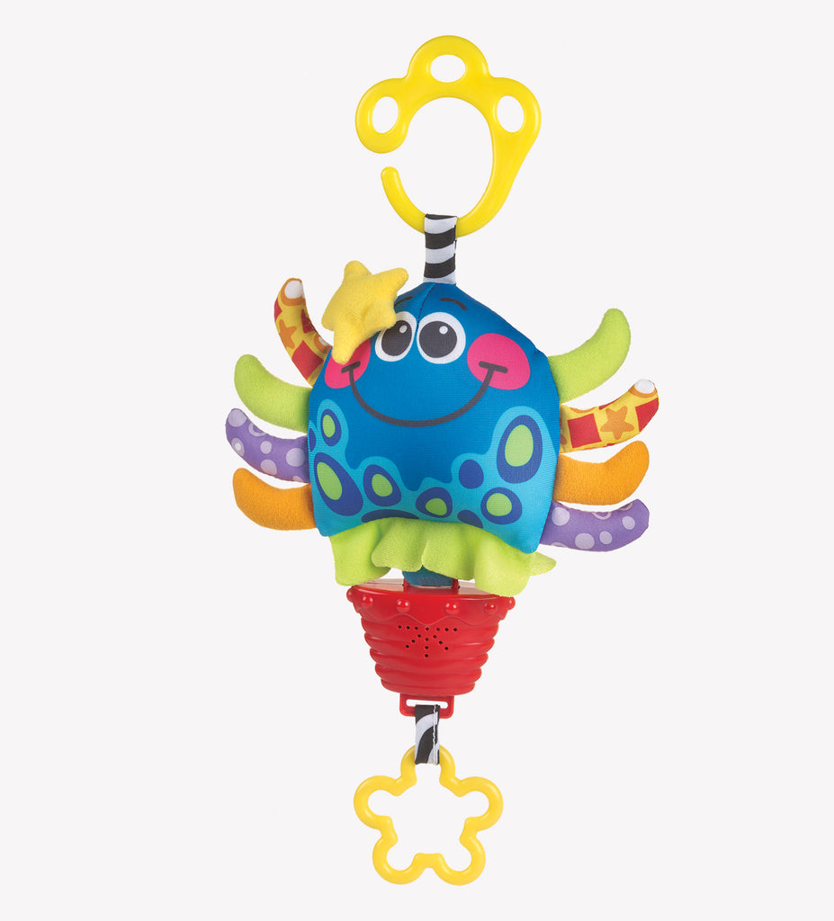 Playgro -  Muziek Hangspeeltje Octopus, Kinderwagen speelgoed, Playgro, Keekabuu