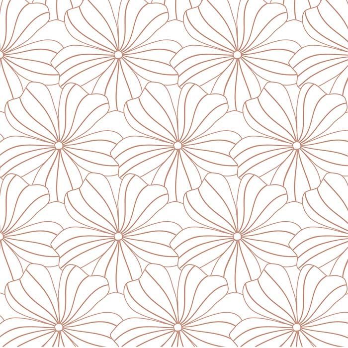 Swedish Linens - Ledikant Hoeslaken Flowers (60x120cm), Hoeslakens, Swedish Linens, Keekabuu