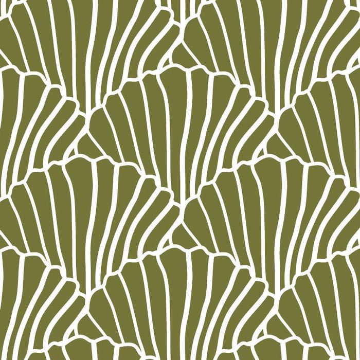 Swedish Linens - Jr. Bed Ledikant Hoeslaken Seashells (70x140cm), Hoeslakens, Swedish Linens, Keekabuu