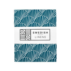 Swedish Linens - Jr. Bed Ledikant Hoeslaken Seashells (70x140cm), Hoeslakens, Swedish Linens, Keekabuu