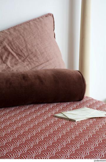 Swedish Linens - Jr. Bed Ledikant Hoeslaken Seashells (70x140cm), Hoeslakens, Swedish Linens, Keekabuu