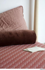 Swedish Linens - Jr. Bed Ledikant Hoeslaken Seashells (70x140cm), Hoeslakens, Swedish Linens, Keekabuu