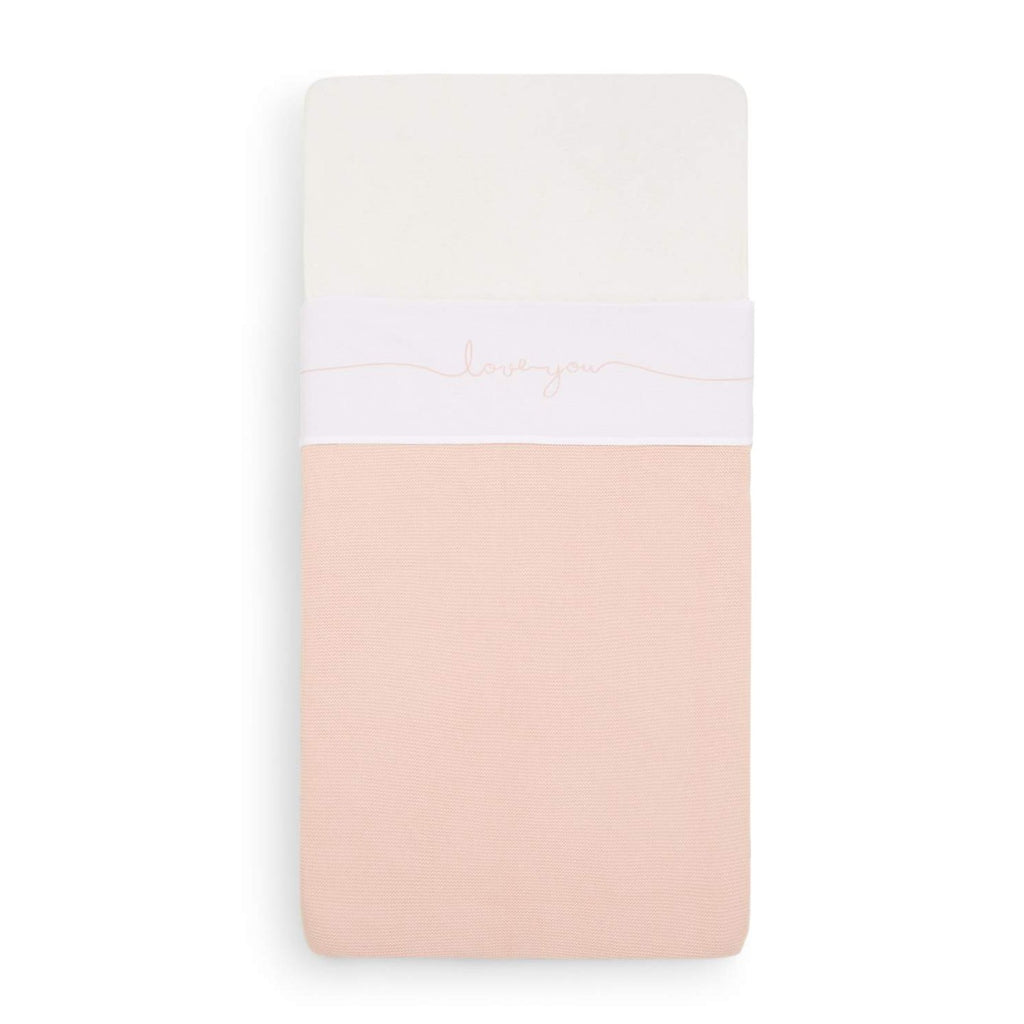 Jollein - Love you Wieglaken | Pale Pink, Lakens, Jollein, Keekabuu