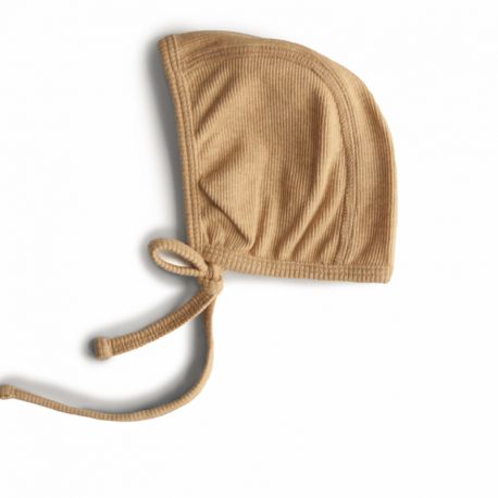 Mushie - Ribbed Baby Bonnet - Baby Muts, Babymutsjes, Mushie, Keekabuu