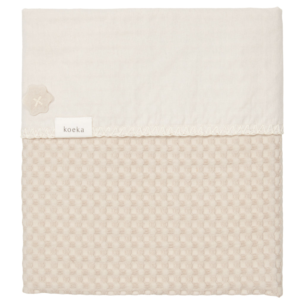 Koeka - Ledikantdeken Wafel/Flanel Antwerp, Dekens, Koeka, Keekabuu