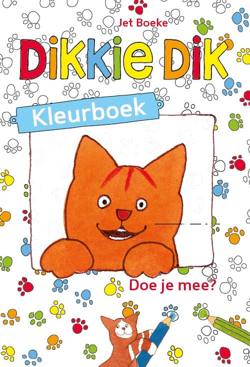 Gottmer Kinderboeken - Dikkie Dik Kleurboek, Kleurplaten & stickers, Gottmer, Keekabuu