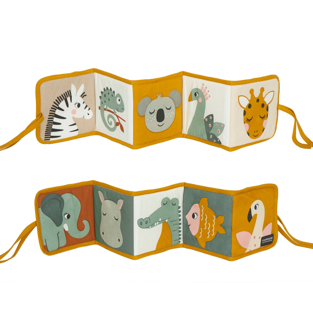 Roommate - Stoffen Voelboekje 'Life Fabric Book', Babyboeken, Roommate, Keekabuu