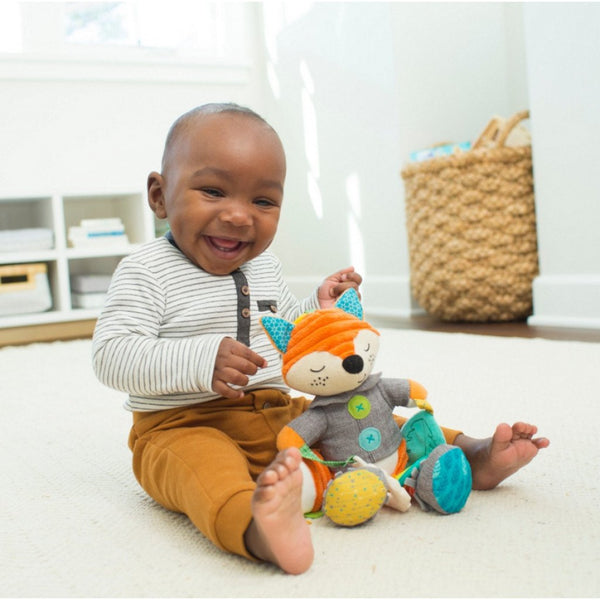 Infantino - Soft - Go-Gaga - Playtime Pal - Fox, Kinderwagen speeltjes, Infantino, Keekabuu