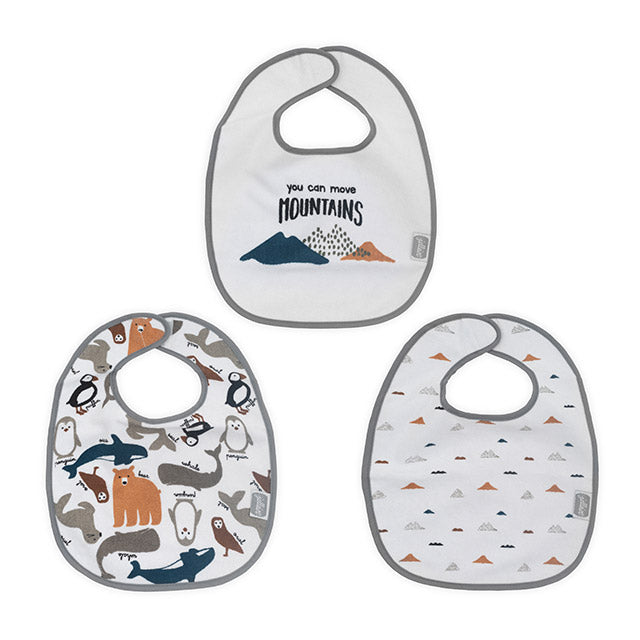 Jollein  - Slabbetje Polar 3 Stuks, Slabbetjes, Jollein, Keekabuu