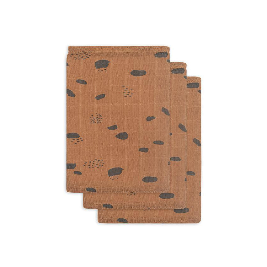 Jollein - Hydrofiele Washandjes 3 pack, Washandjes, Jollein, Keekabuu